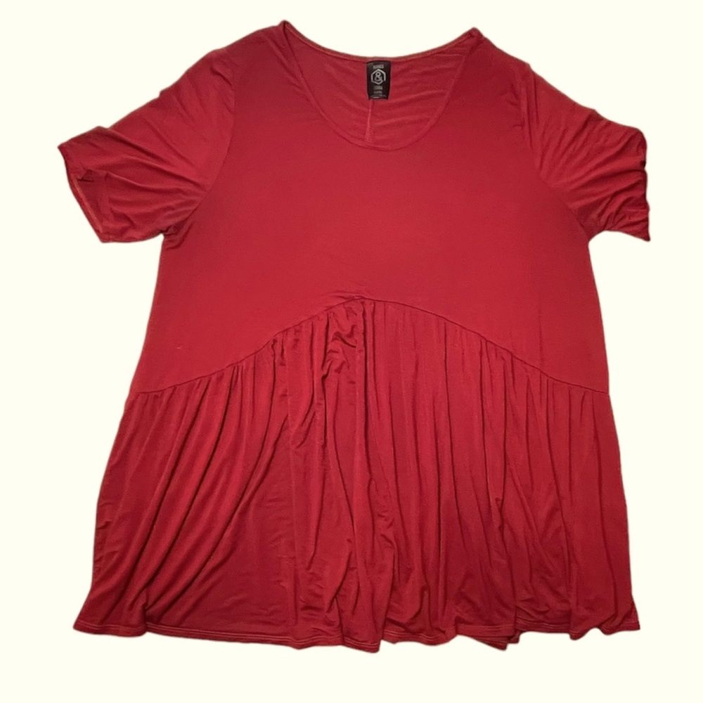 Agnes & Dora Burgundy Muse Tunic Size XXXL